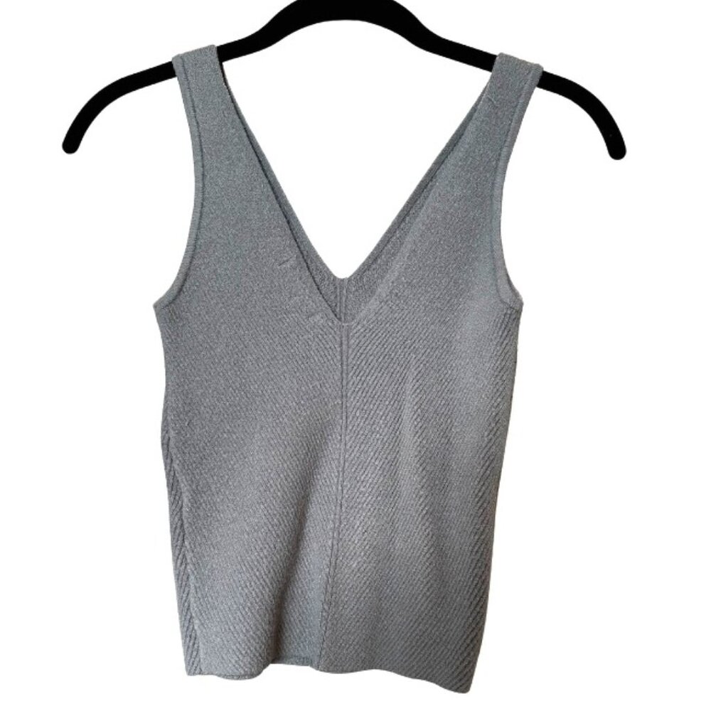 Abercrombie Sweater Tank Grey Size Small